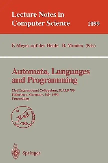 Automata, Languages and Programming (English, Friedhelm Meyer Auf Der Heide | Burkhard Monien)