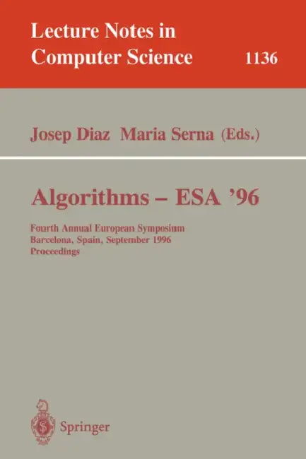 Algorithms - ESA '96 (English, Joseph Diaz | Maria Serna)