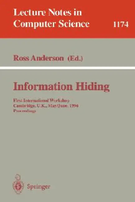 Information Hiding (English, Ross Anderson)