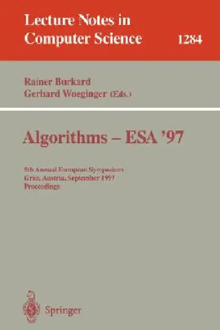 Algorithms - ESA '97 (English, Rainer Burkard | Gerhard Woeginger)