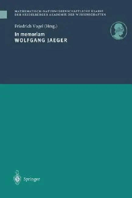 In Memoriam Wolfgang Jaeger (English, Friedrich Vogel)