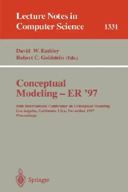 Conceptual Modeling - Er '97 (English, David W. Embley | Robert C. Goldstein)