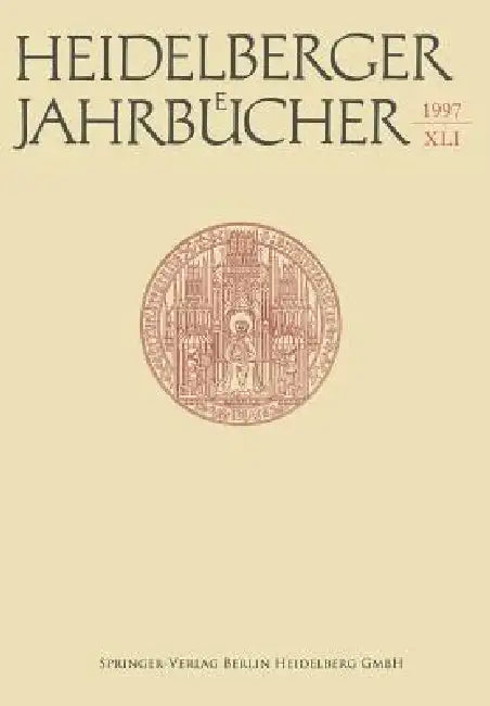 Heidelberger Jahrbücher (English, Helmuth Kiesel)