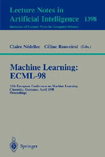 Machine Learning (English, Claire Nedellec | Celine Rouveirol)