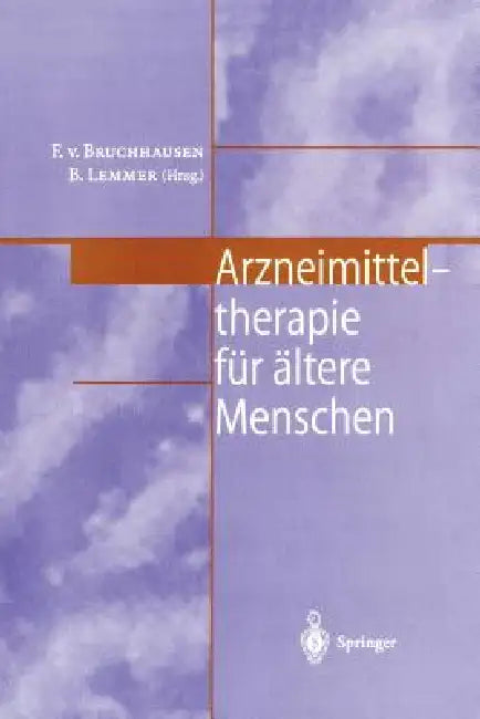 Arzneimitteltherapie Für Ältere Menschen (English, F. V. Bruchhausen | B. Lemmer)