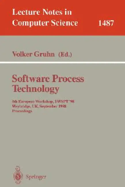 Software Process Technology (English, Volker Gruhn)