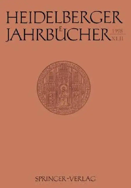 Heidelberger Jahrbücher (English, Helmuth Kiesel)