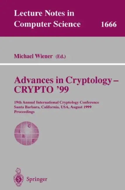 Advances in Cryptology - Crypto '99 (English, Michael Wiener)
