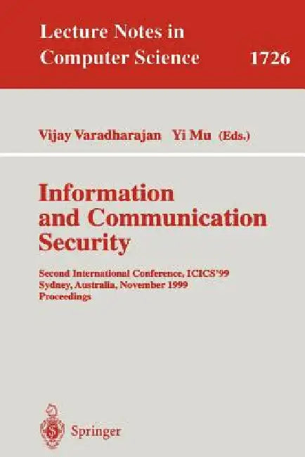 Information and Communication Security (English, Vijay Varadharajan | Yi Mu)