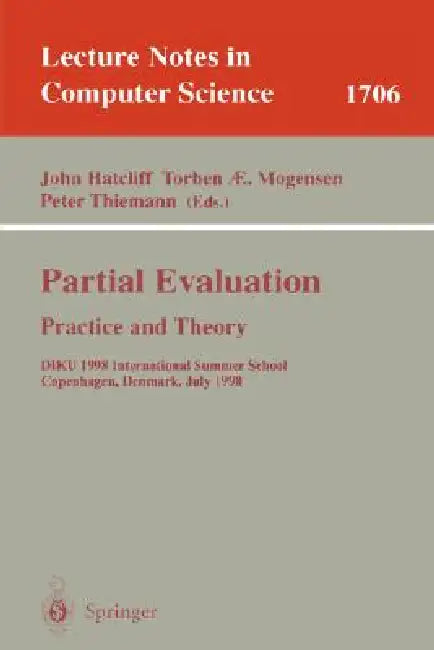 Partial Evaluation (English, John Hatcliff | Torben Mogensen | Peter Thiemann)