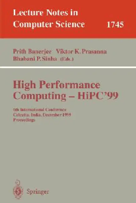High Performance Computing - Hipc'99 (English, Prith Banerjee | Viktor K. Prasanna | Bhabani P. Sinha)