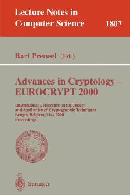 Advances in Cryptology - Eurocrypt 2000 (English, Bart Preneel)