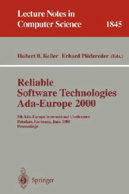 Reliable Software Technologies Ada-Europe 2000 (English, Hubertus B. Keller | Erhard Plödereder)
