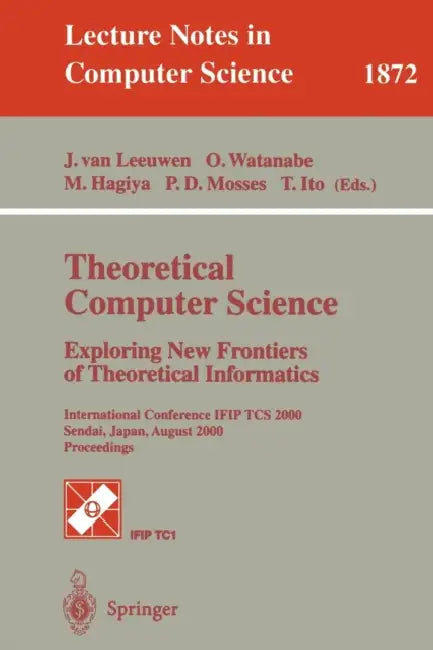 Theoretical Computer Science (English, Jan Van Leeuwen | Osamu Watanabe | Masami Hagiya)