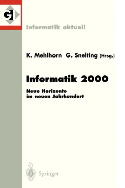 Informatik 2000 (English, Kurt Mehlhorn | Gregor Snelting)