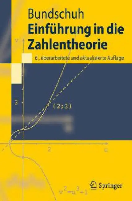Einführung in Die Zahlentheorie (English, Peter Bundschuh)
