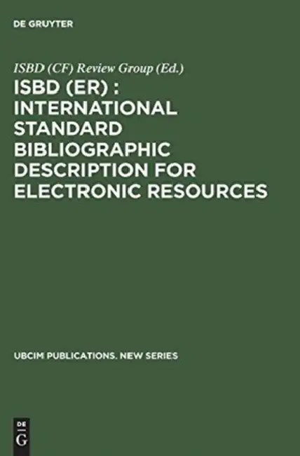 Isbd (Er) (English, Isbd (Cf) Review Group)