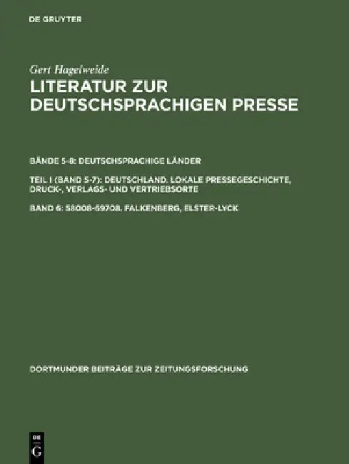 58008-69708. Falkenberg, Elster-Lyck (English, Gert Hagelweide)