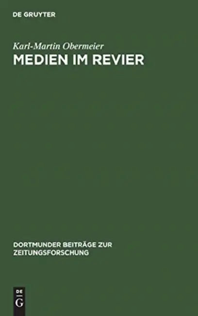 Medien Im Revier (English, Karl-Martin Obermeier)