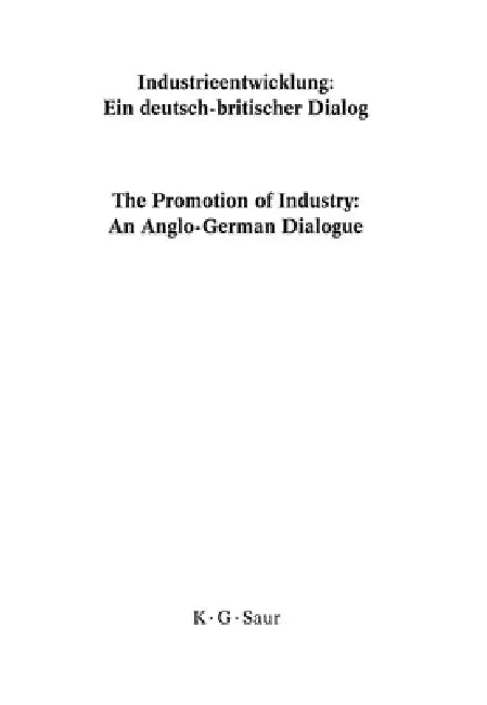 Industrieentwicklung (English, Franz Bosbach | John R. Davis | Andreas Fahrmeir)