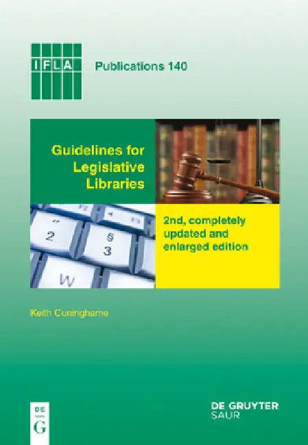 Guidelines for Legislative Libraries (English, Keith Cuninghame)
