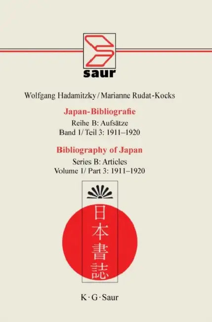 1911-1920 (English, Wolfgang Hadamitzky)