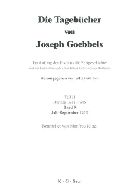 Juli - September 1943 (English, Manfred Kittel)