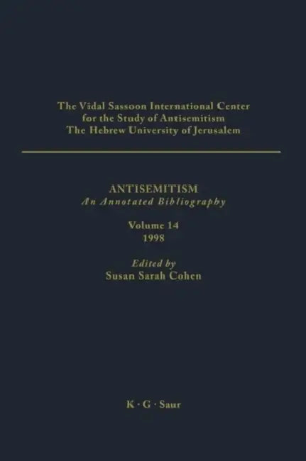 Antisemitism (English, Susan Sarah Cohen)