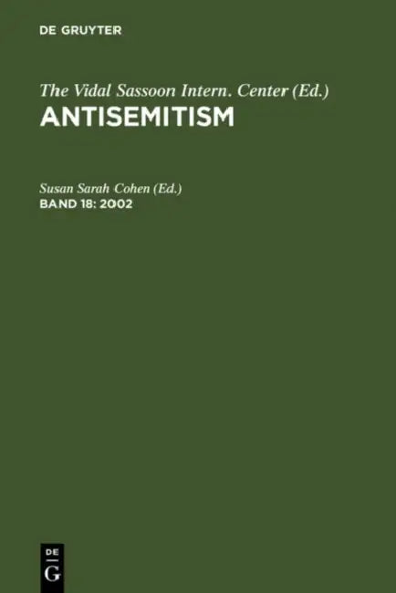 Antisemitism (English, Susan Sarah Cohen)