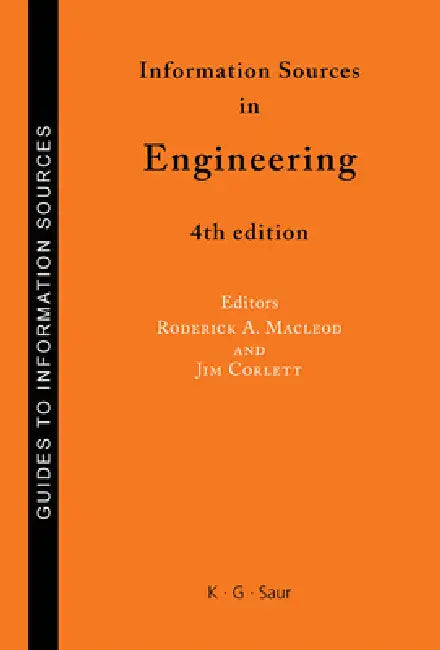 Information Sources in Engineering (English, Roderick A. MacLeod | Jim Corlett)