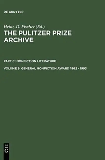 General Nonfiction Award 1962 - 1993 (English, Heinz-D Fischer)