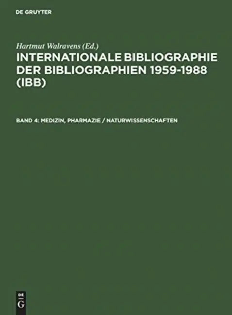 International Bibliography of Bibliographies 1959-1988 (English, Not Available (NA))