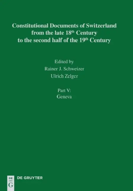 Geneva (English, Rainer J. Schweizer | Ulrich Zelger)