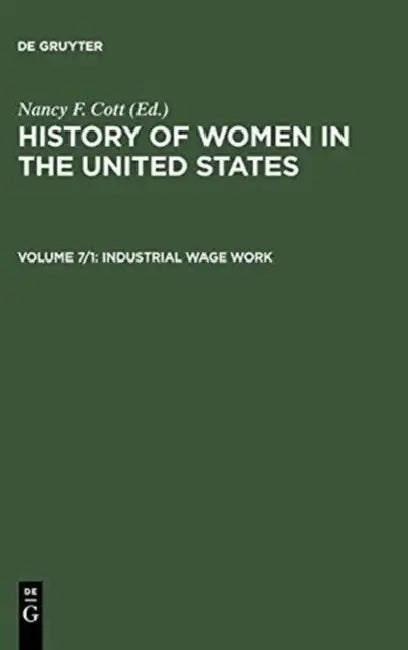 The History of Women in the United States (English, Nancy F. (EDT) Cott)