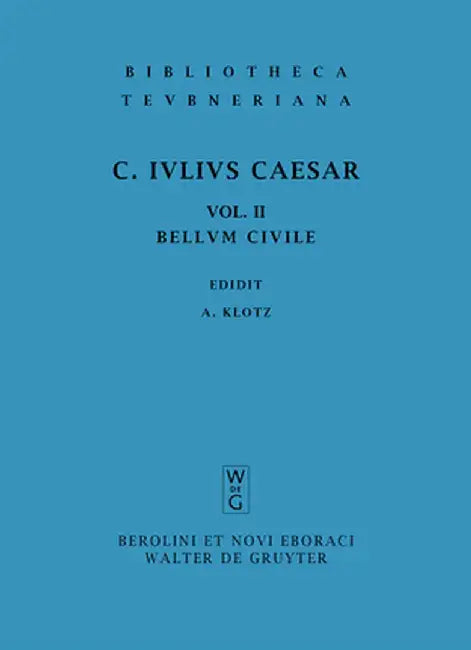 Commentarii, Vol. II (English, C. Julius Caesar)