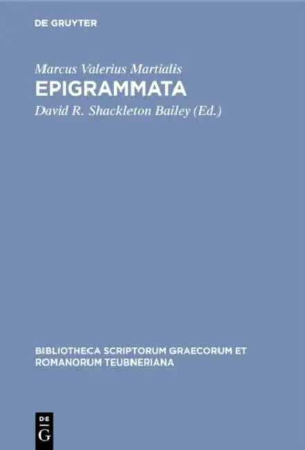 Epigrammata (English, Marcus Valerius Martialis | David R. Shackleton Bailey)