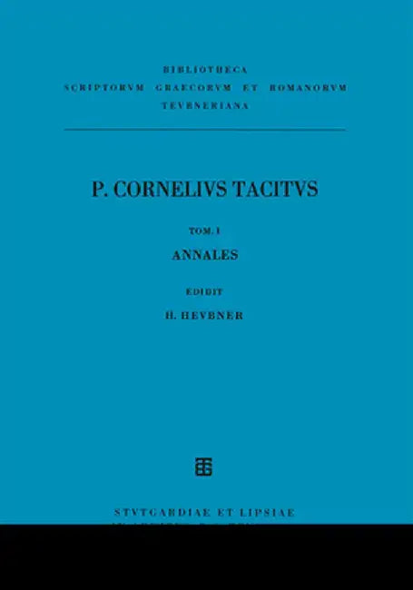 AB Excessu Divi Augusti (Annales) (English, P. Cornelius Tacitus)