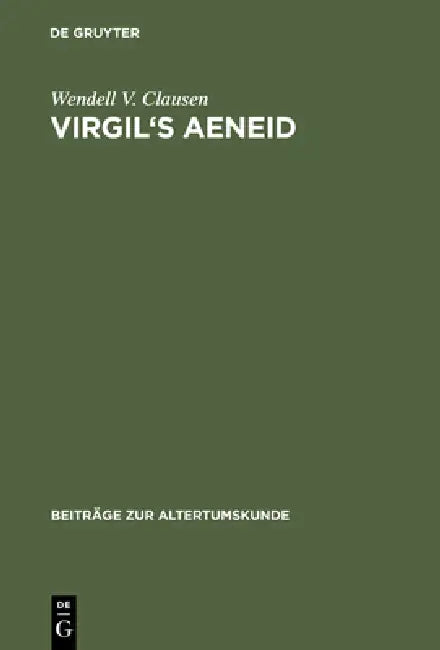 Virgil's Aeneid (English, Wendell V. Clausen)