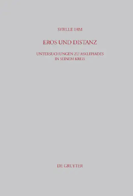 Eros und Distanz (English, Sybille Ihm)