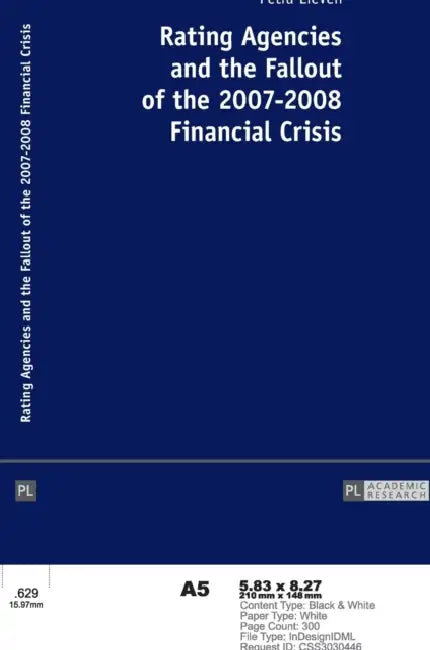 Rating Agencies and the Fallout of the 2007-2008 Financial Crisis (English, Petra Lieven)