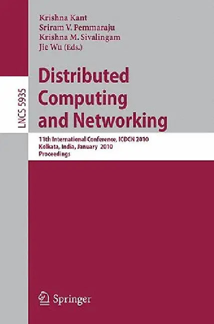 Distributed Computing and Networking (English, Krishna Kant | Sriram V. Pemmaraju | Krishna M. Sivalingam)