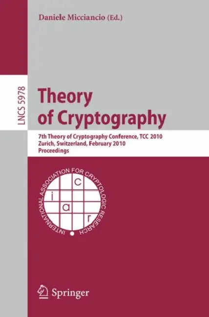 Theory of Cryptography (English, Daniele Micciancio)