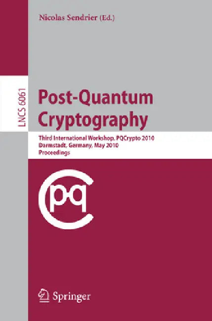 Post-Quantum Cryptography (English, Nicolas Sendrier)