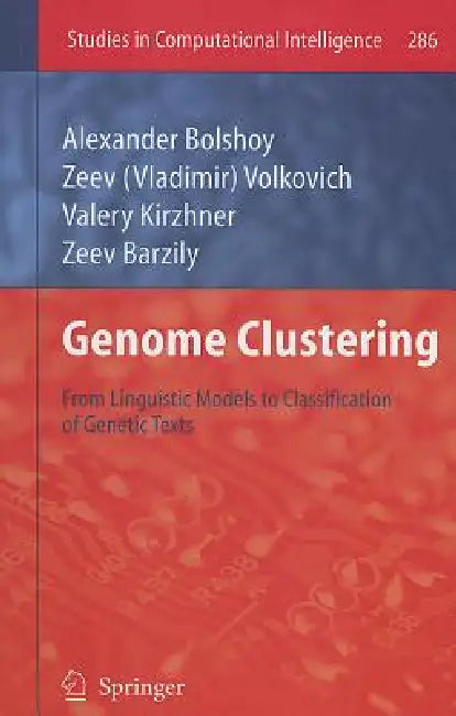 Genome Clustering (English, Alexander Bolshoy | Zeev Volkovich | Valery Kirzhner)