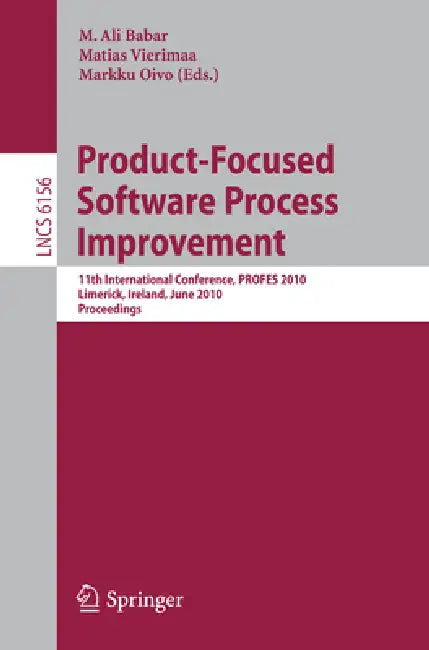Product-Focused Software Process Improvement (English, Muhammad Ali Babar | Matias Vierimaa | Markku Oivo)