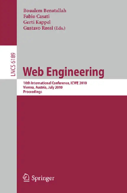 Web Engineering (English, Boualem Benatallah | Fabio Casati | Gerti Kappel)
