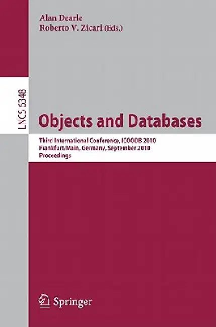 Objects and Databases (English, Alan Dearle | Roberto V. Zicari)