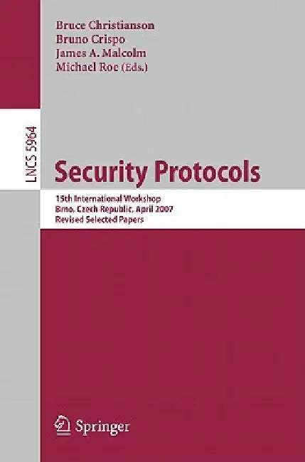 Security Protocols (English, Bruce Christianson | Bruno Crispo | James A. Malcolm)