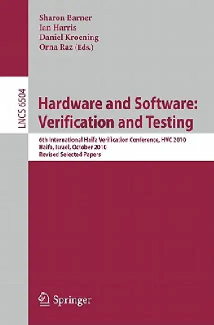 Hardware and Software (English, Sharon Barner | Ian Harris | Daniel Kroening)