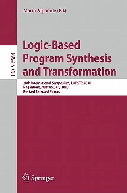 Logic-Based Program Synthesis and Transformation (English, María Alpuente)